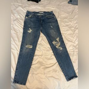 Men’s Zara Distressed Denim Jeans